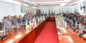 Council Meeting of Kenyan Governors on October 2, 2023.