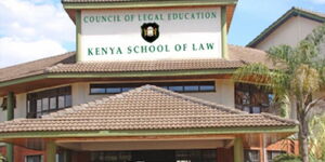 The entrance of the Kenya School of Law