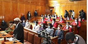 A photo of Court Proceedings at Milimani Law Courts