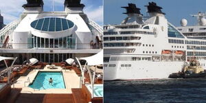An image of the MV Seabourn Sojourn cruise ship.