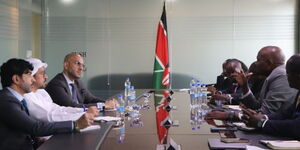 CS Moses Kuria meets executives from Aldar Properties based in UAE.