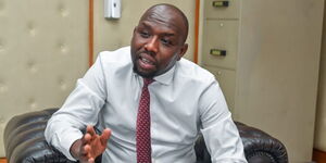 Transport Cabinet Secretary Kipchumba Murkomen at his office on May 11, 2023.