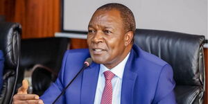 Treasury Cabinet Secretary Njuguna Ndung'u appearing before the NA Energy Committee on October 24, 2023.