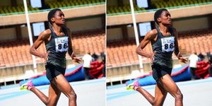 Photo of long-distance marathoner Daisy Cherotich
