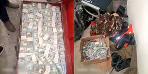 Some of the fake cash recovered by DCI officers on November 16, 2023.
