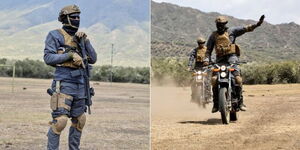 DCI police undergo specialised training in September 2023.
