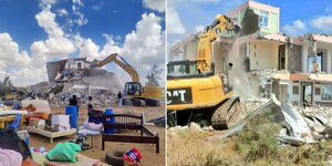 Demolitions in Mavoko, Athi River County.