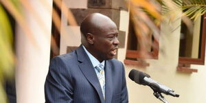 Deputy President Rigathi Gachagua speaking in Nairobi on Thursday June 22, 2023 