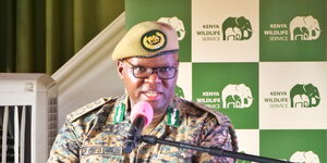 Director General of Kenya Wildlife Service (KWS), Dr. Erustus Kanga