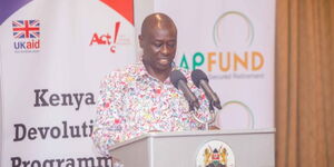 DP Rigathi Gachagua during the opening of the Deputy Governors' Consultative meeting in Mombasa  on April 19, 2023.