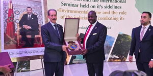 DPP Renson Ingonga (right) elected as President of the Africa Prosecutors' Association (APA).