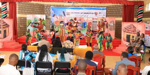Students perform at the Drama Festivals Held in Embu in April 2024