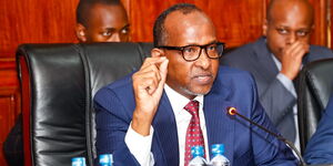 CS Aden Duale before the National Parliamentary Committee on Implementation on Thursday, July 13th 