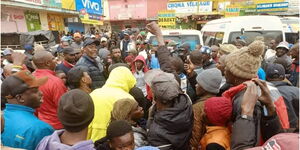 Duncan Mathenge heckled.