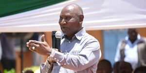 Former Auditor General Edward Ouko in Siaya County on October 5, 2022.