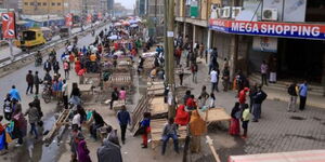 A photo of Eastleigh Market in Nairobi, Kenya.