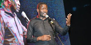 Nairobi Senator Edwin Sifuna speaking 1st edition of the Battle of The Choirs Festival