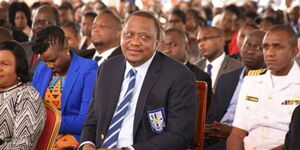 File image of President Uhuru Kenyatta.