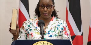 Beatrice Elachi Sworn-in as CAS on February 19, 2021.