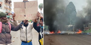 Protest in Embu Town 