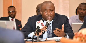 Energy PS Alex Wachira during a Parliamentary Committee on Monday April 24, 2023