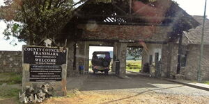 Entrance to Masai Mara National Park in Narok County