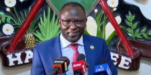 Chairperson of the Independent Electoral and Boundaries Commission (IEBC) Erastus Edung Ethekon