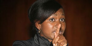 Former KTN presenter Esther Arunga