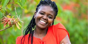 Gospel musician Eunice Njeri on February 27, 2020.
