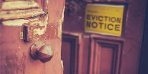 An eviction notice