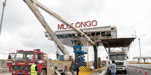 A photo of the Mlolongo toll station of the Nairobi Expressway pictured on May 28, 2023. 