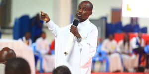 Pastor Ezekiel Odero, head of the New Life Prayer Centre and Church based in Kilifi County