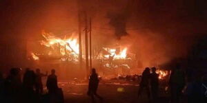 Fire in Kitengela