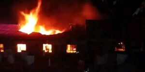 fire in Rongo town