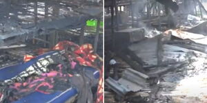A fire that broke out on Saturday March 13, at the Kisumu Bus Park station reduced property and buses valued at millions to ashes.