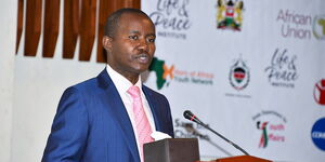 Former ICT CS Joe Mucheru Speaking on December 19, 2021