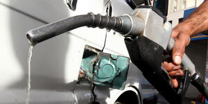 photo of a fuel pump in Kenya