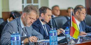 A section of the G7 representatives in a meeting in Nairobi on June 6, 2024
