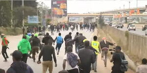 Gachagua Return JKIA Youth