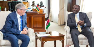 Bill Gates and President William Ruto at State House, Nairobi in November 16, 2022
