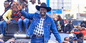 Rigathi Gachagua Received at JKIA after lengthy US trip