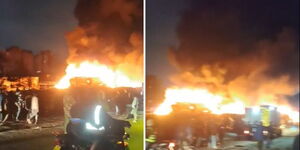 fire at gikomba