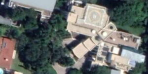An ariel view of President Uhuru Kenyatta's house next to State House 