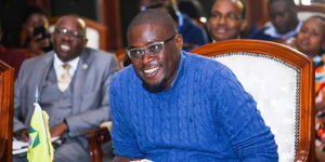 Nairobi Governor Johnson Sakaja during a meeting with various stakeholders on Tuesday May 2, 2023