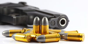 A file image of gun and bullets