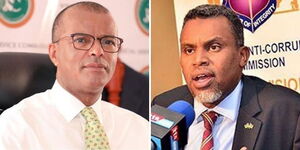 Senior Counsel Philip Murgor (left) and DPP Noordin Haji.