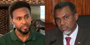 Abdulkadir Haji (left) and DPP Noordin Haji (right)