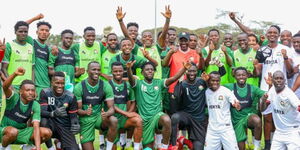 harambee stars with ruto