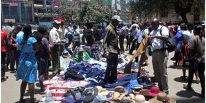 Hawkers on the streets of Nairobi