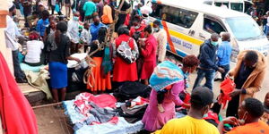 Hawkers on the streets of Nairobi